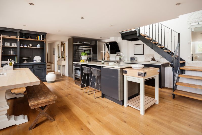 Hallway with Wide Planks